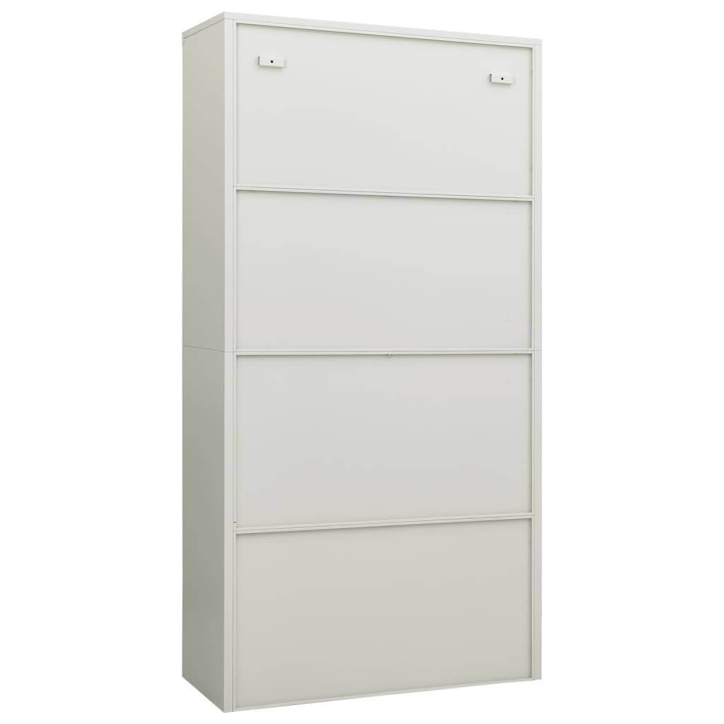 8720286564028_g_en_hd_3 vidaXL Locker Cabinet Light Grey 90x40x180 cm Steel - Image 5
