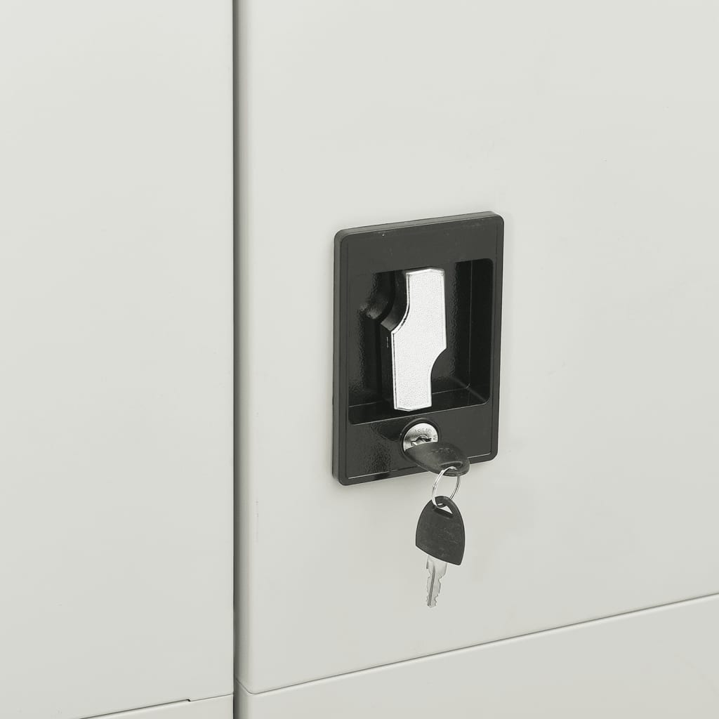 8720286564028_g_en_hd_6 vidaXL Locker Cabinet Light Grey 90x40x180 cm Steel - Image 8