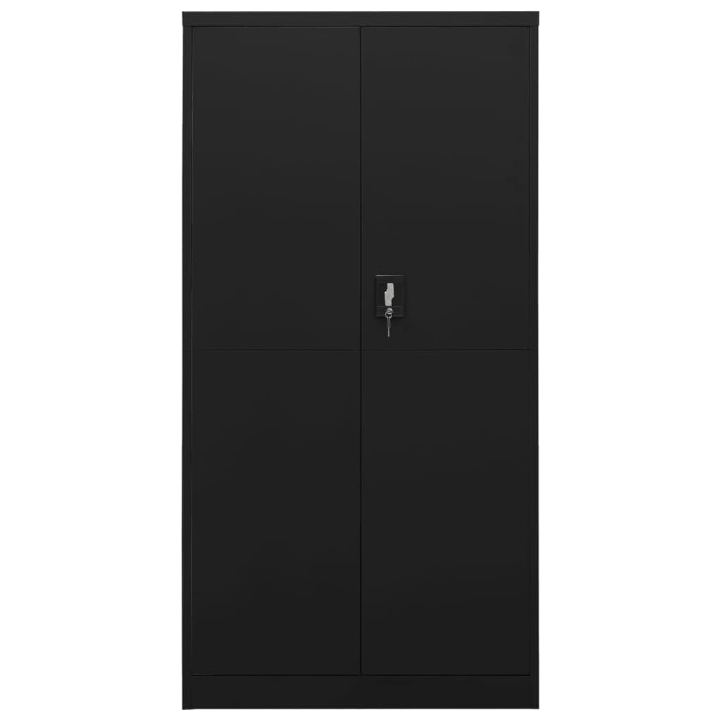 8720286564035_g_en_hd_1 vidaXL Locker Cabinet Black 90x40x180 cm Steel - Image 2