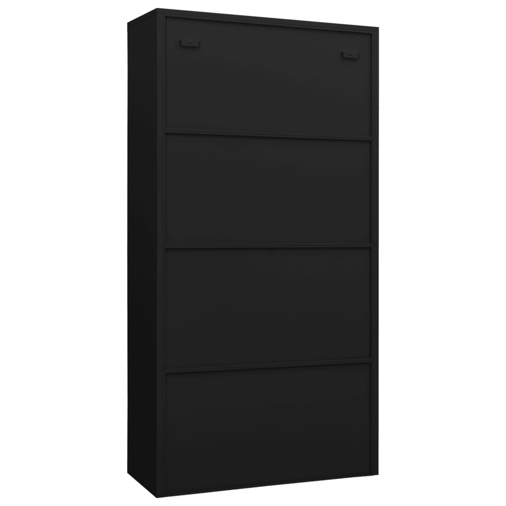 8720286564035_g_en_hd_3 vidaXL Locker Cabinet Black 90x40x180 cm Steel - Image 5