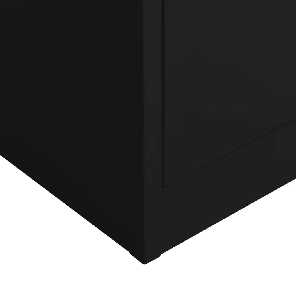 8720286564035_g_en_hd_5 vidaXL Locker Cabinet Black 90x40x180 cm Steel - Image 7
