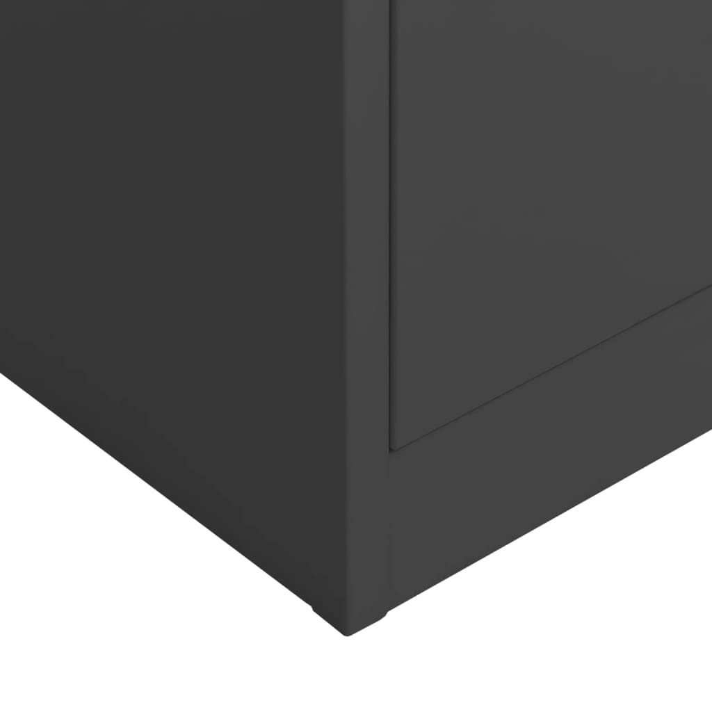 8720286564042_g_en_hd_5 vidaXL Locker Cabinet Anthracite 90x40x180 cm Steel - Image 7