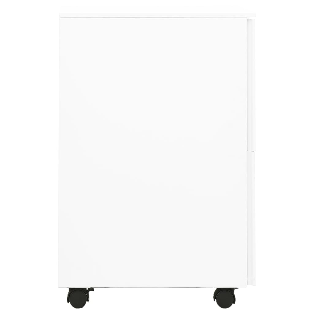 8720286564059_g_en_hd_2 vidaXL Mobile File Cabinet White 39x45x67 cm Steel - Image 3