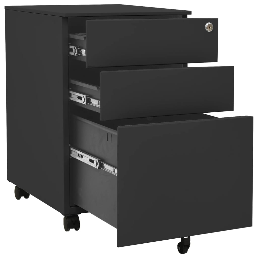8720286564127_g_en_hd_4 vidaXL Mobile File Cabinet Anthracite 39x45x60 cm Steel - Image 5