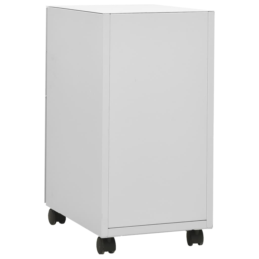 8720286564141_g_en_hd_3 vidaXL Mobile File Cabinet Light Grey 30x45x59 cm Steel - Image 4
