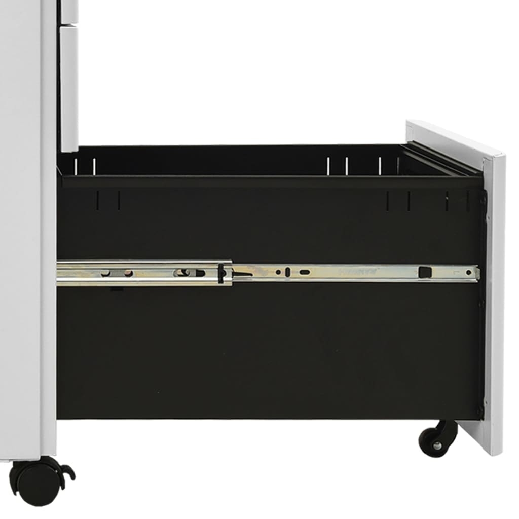 8720286564141_g_en_hd_5 vidaXL Mobile File Cabinet Light Grey 30x45x59 cm Steel - Image 6
