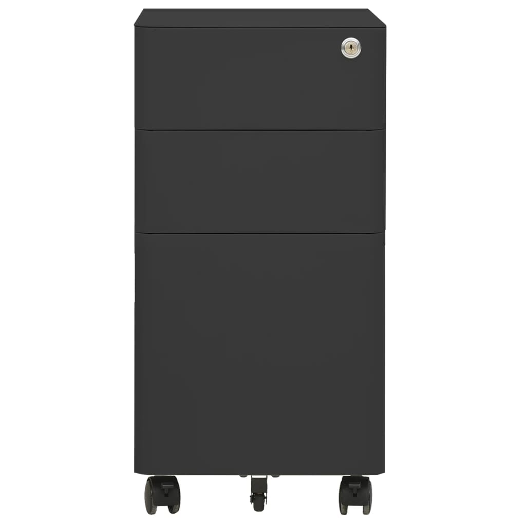 8720286564165_g_en_hd_1 vidaXL Mobile File Cabinet Anthracite 30x45x59 cm Steel - Image 2