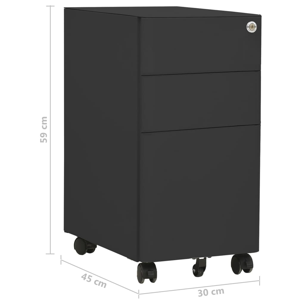 8720286564165_g_en_hd_11 vidaXL Mobile File Cabinet Anthracite 30x45x59 cm Steel - Image 12