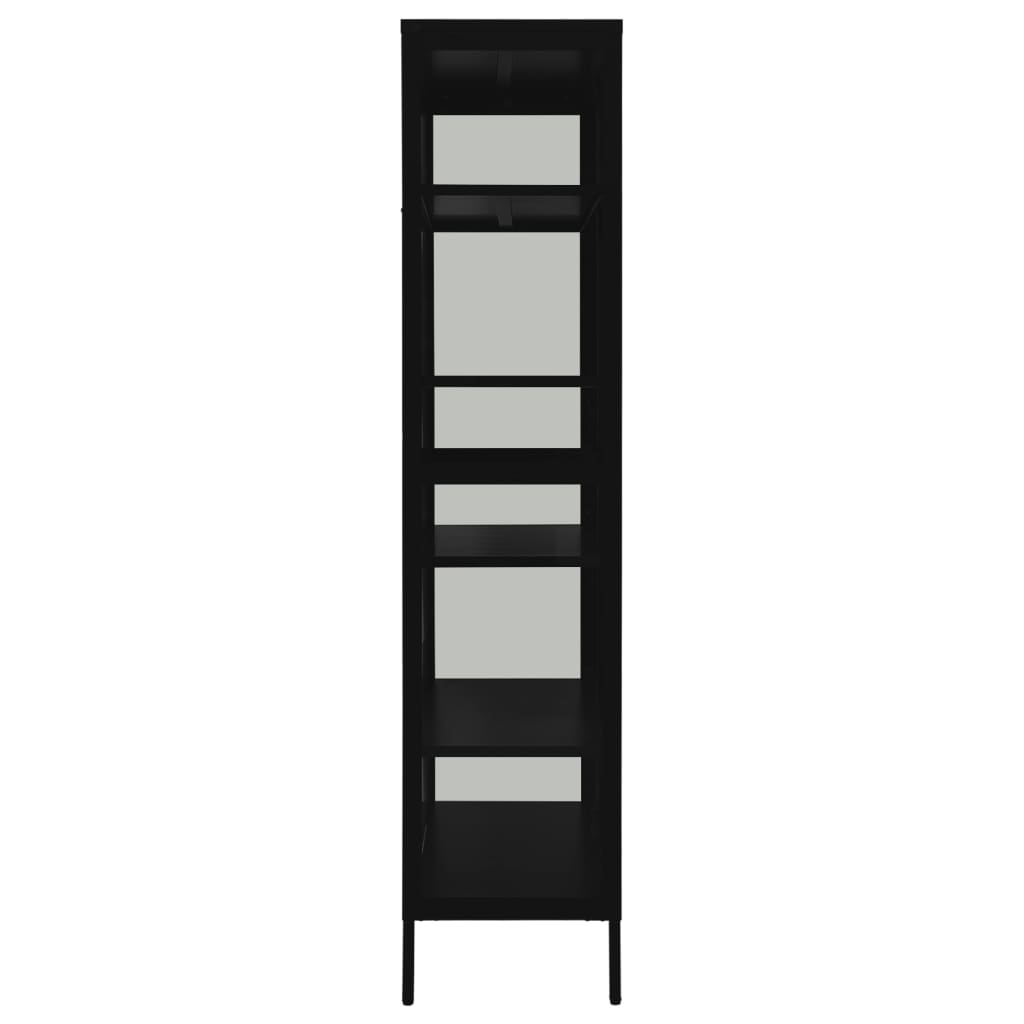 8720286564448_g_en_hd_2 vidaXL Display Cabinet Black 90x40x180 cm Steel and Tempered Glass - Image 5