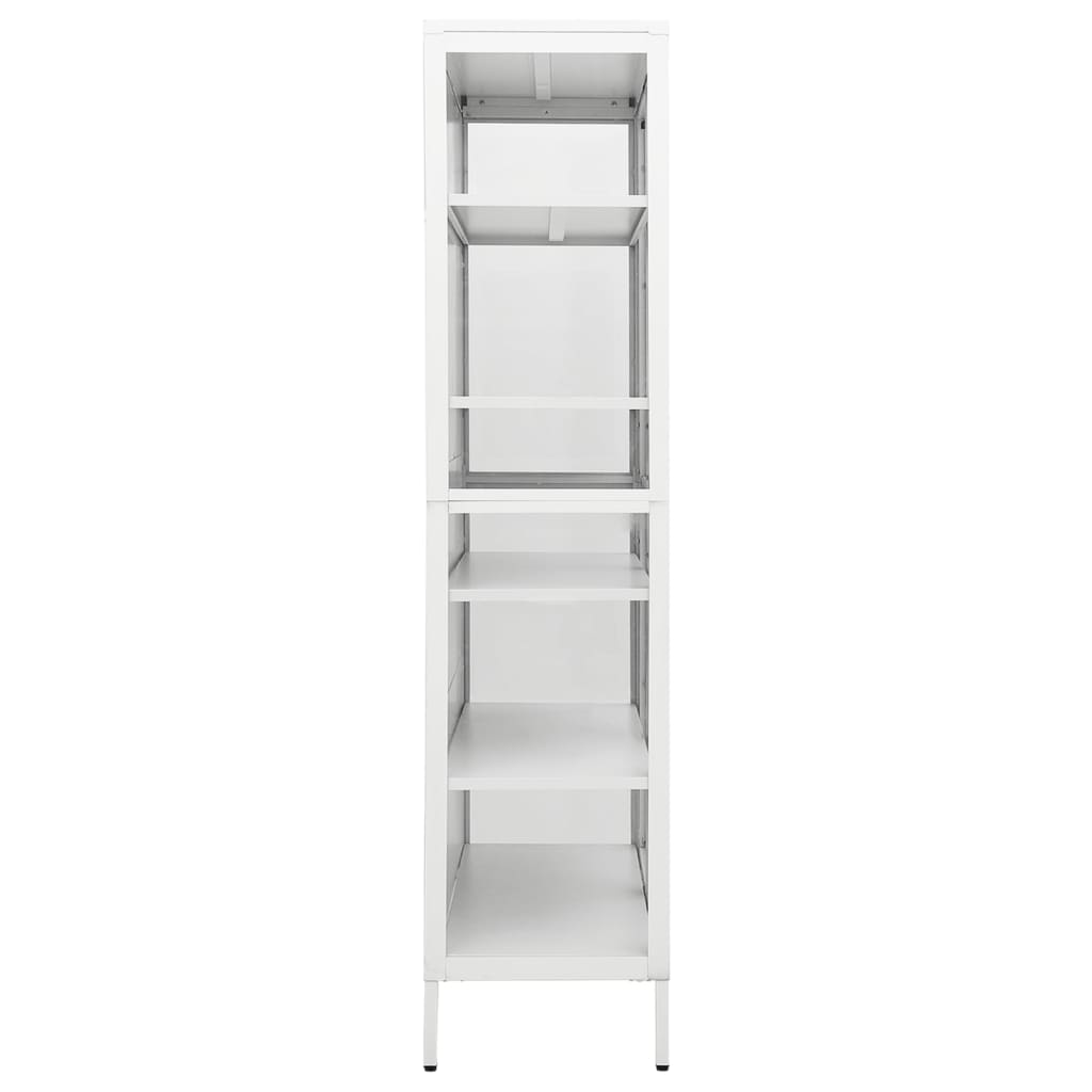 8720286564455_g_en_hd_2 vidaXL Display Cabinet White 90x40x180 cm Steel and Tempered Glass - Image 5