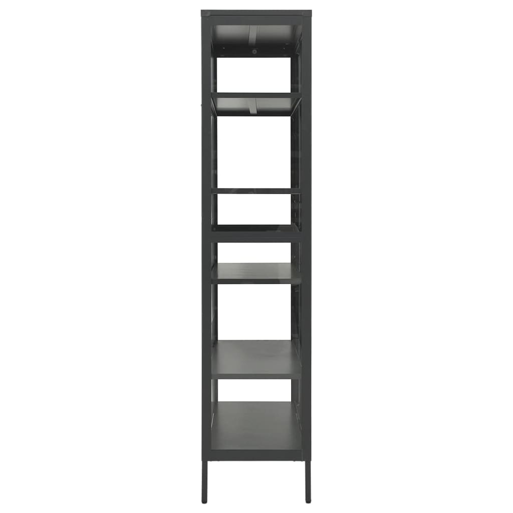 8720286564462_g_en_hd_3 vidaXL Display Cabinet Anthracite 90x40x180 cm Steel and Tempered Glass - Image 6