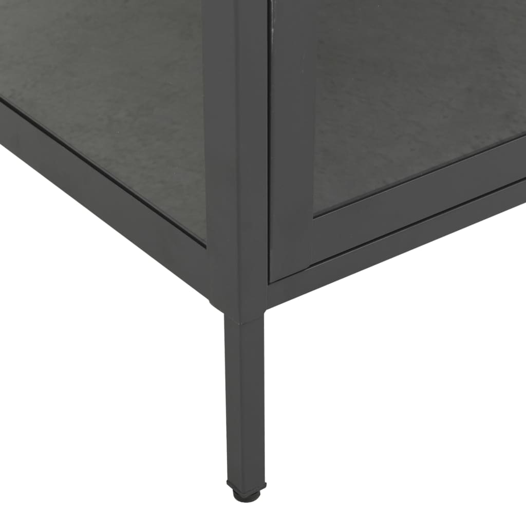 8720286564462_g_en_hd_6 vidaXL Display Cabinet Anthracite 90x40x180 cm Steel and Tempered Glass - Image 9