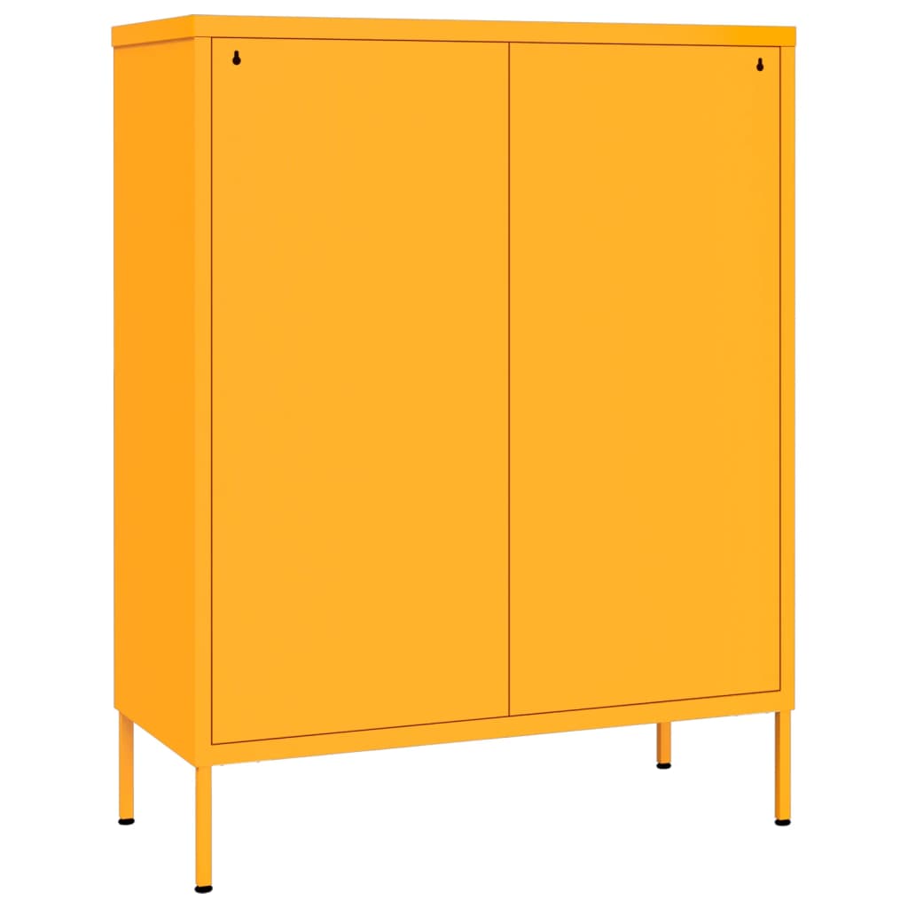 8720286564585_g_en_hd_3 vidaXL Drawer Cabinet Mustard Yellow 80x35x101.5 cm Steel - Image 6