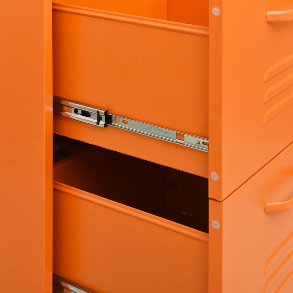 8720286564592_g_en_hd_6 vidaXL Drawer Cabinet Orange 80x35x101.5 cm Steel - Image 9