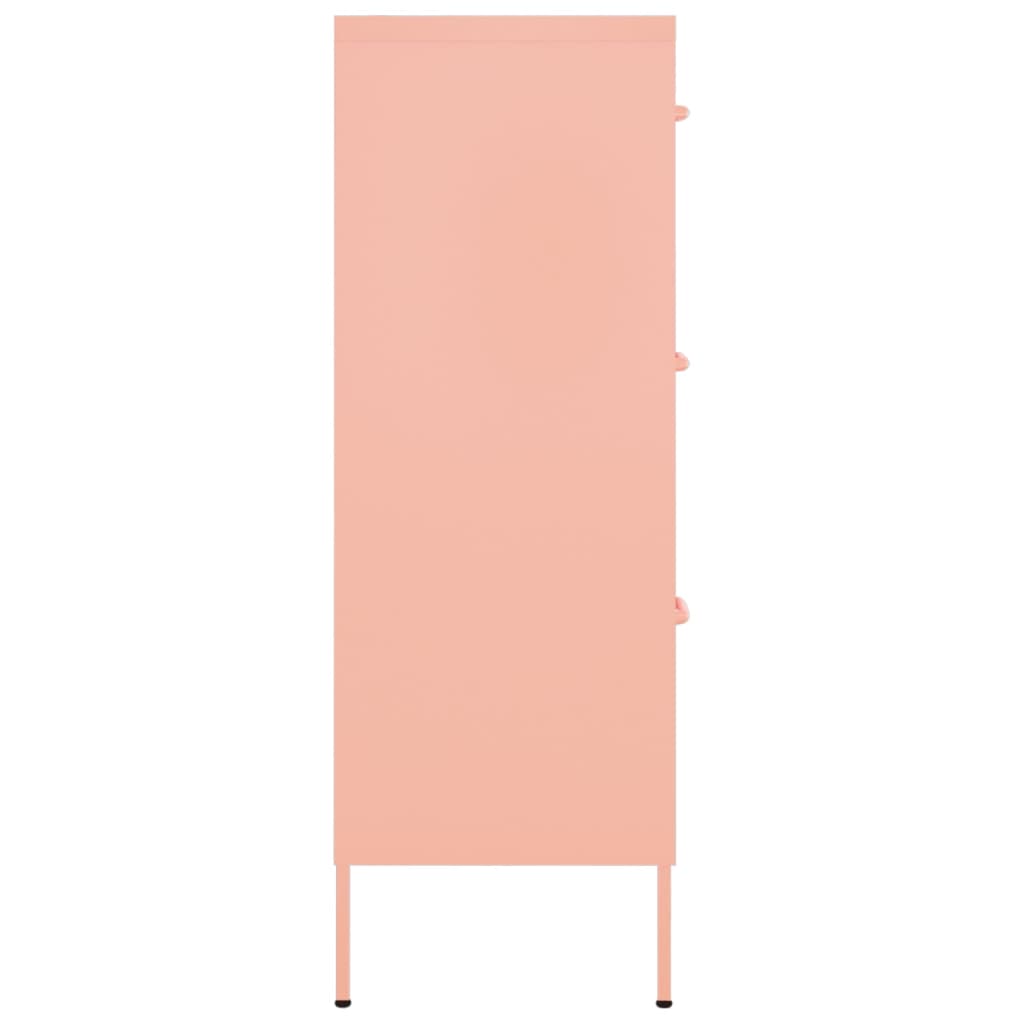 8720286564608_g_en_hd_2 vidaXL Drawer Cabinet Pink 80x35x101.5 cm Steel - Image 5