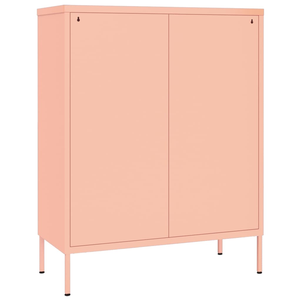 8720286564608_g_en_hd_3 vidaXL Drawer Cabinet Pink 80x35x101.5 cm Steel - Image 6