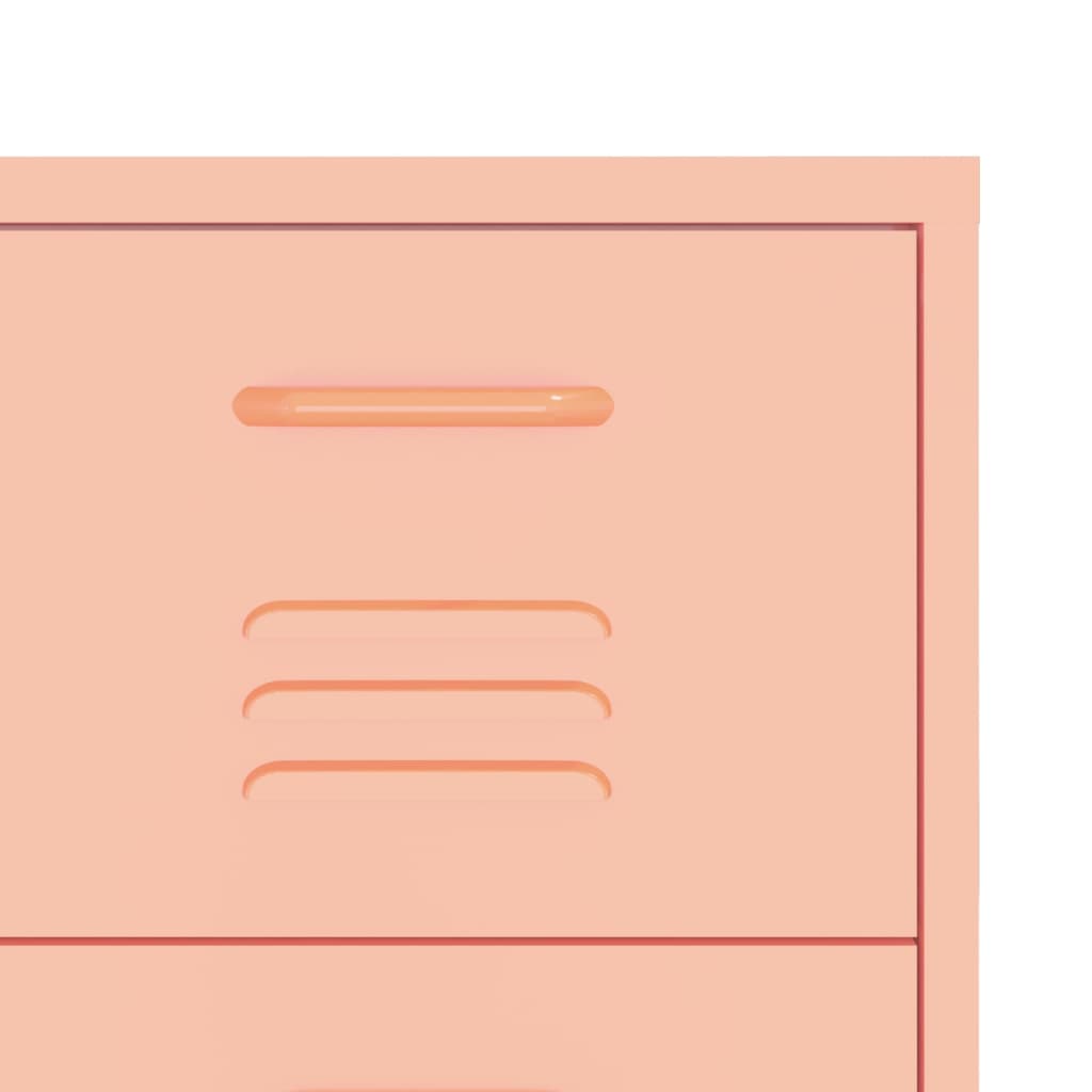 8720286564608_g_en_hd_5 vidaXL Drawer Cabinet Pink 80x35x101.5 cm Steel - Image 8