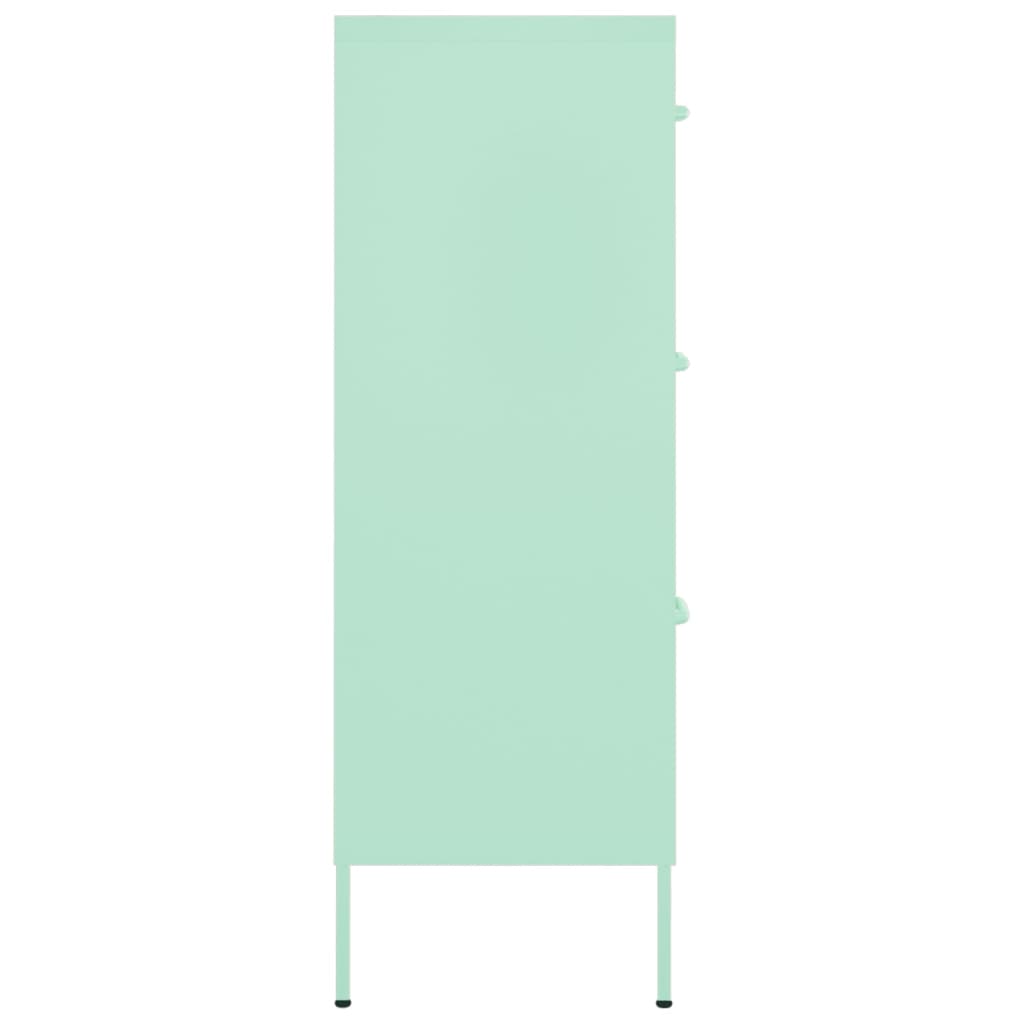 8720286564615_g_en_hd_2 vidaXL Drawer Cabinet Mint 80x35x101.5 cm Steel - Image 5