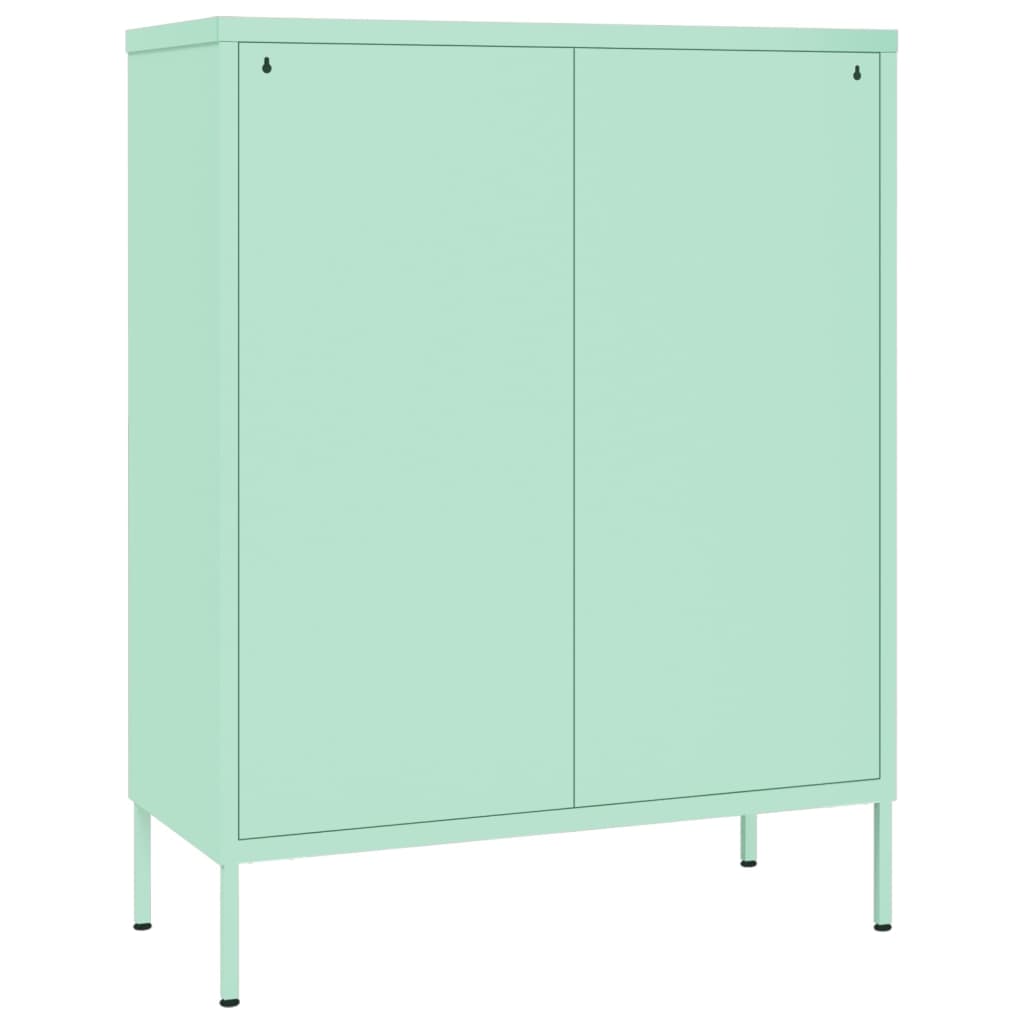 8720286564615_g_en_hd_3 vidaXL Drawer Cabinet Mint 80x35x101.5 cm Steel - Image 6