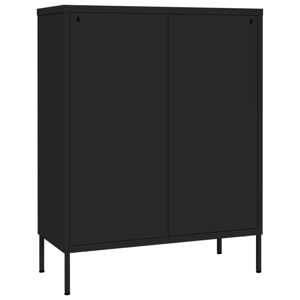 8720286564639_g_en_hd_3 vidaXL Drawer Cabinet Black 80x35x101.5 cm Steel - Image 6