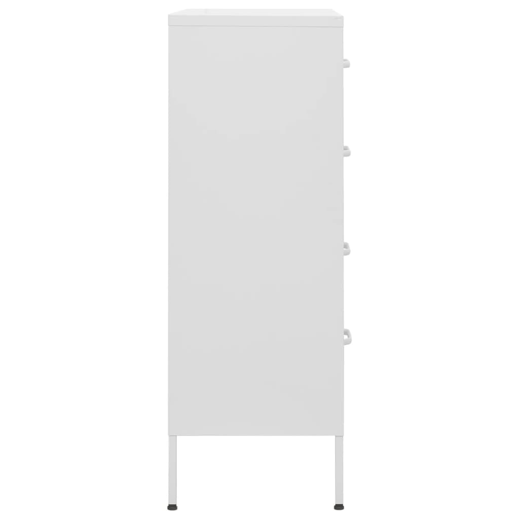 8720286565186_g_en_hd_2 vidaXL Chest of Drawers White 80x35x101.5 cm Steel - Image 5