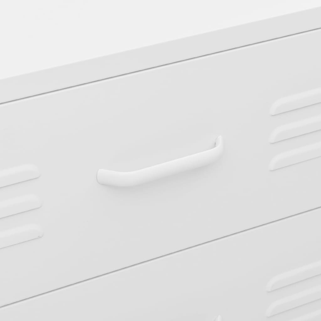8720286565186_g_en_hd_6 vidaXL Chest of Drawers White 80x35x101.5 cm Steel - Image 9