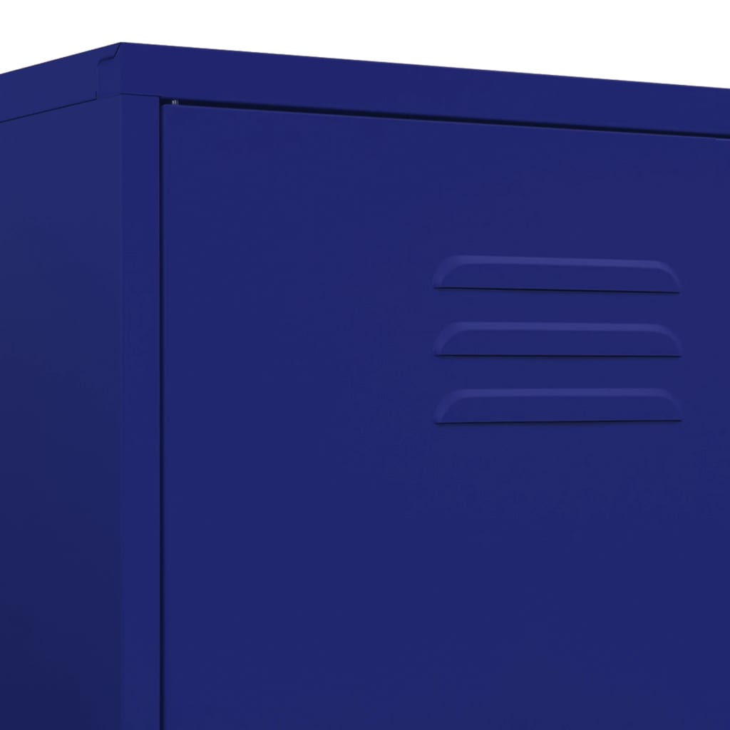 8720286565568_g_en_hd_6 vidaXL Wardrobe Navy Blue 90x50x180 cm Steel - Image 9