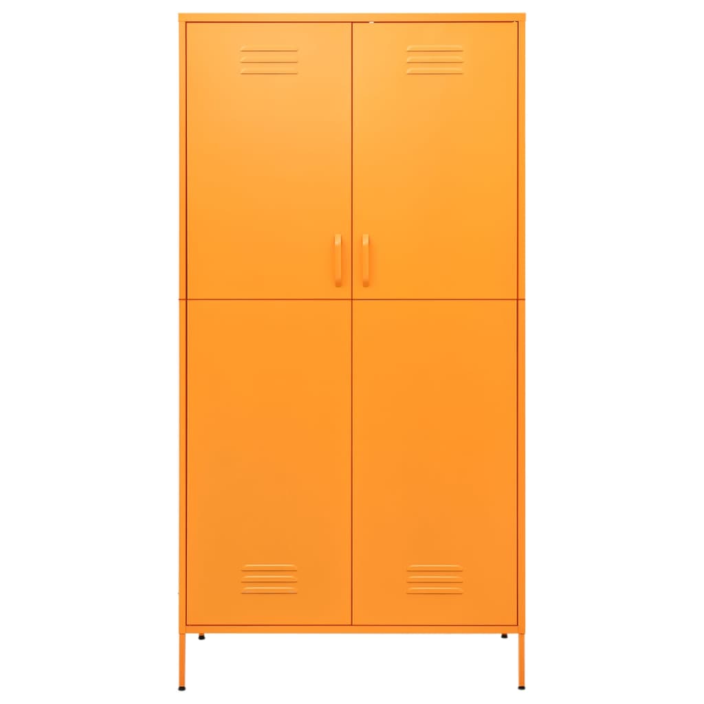 8720286565575_g_en_hd_1 vidaXL Wardrobe Mustard Yellow 90x50x180 cm Steel - Image 4
