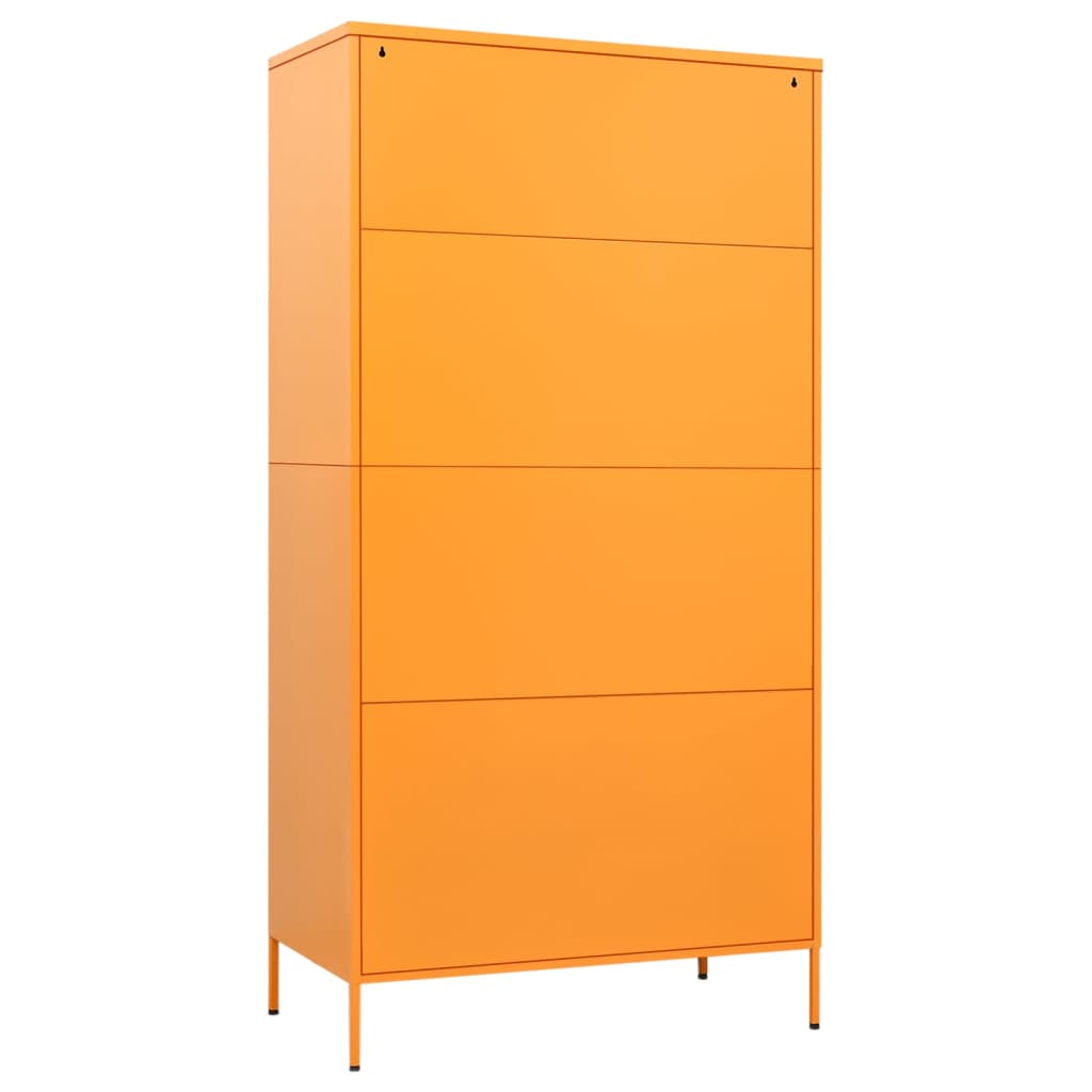 8720286565575_g_en_hd_3 vidaXL Wardrobe Mustard Yellow 90x50x180 cm Steel - Image 6