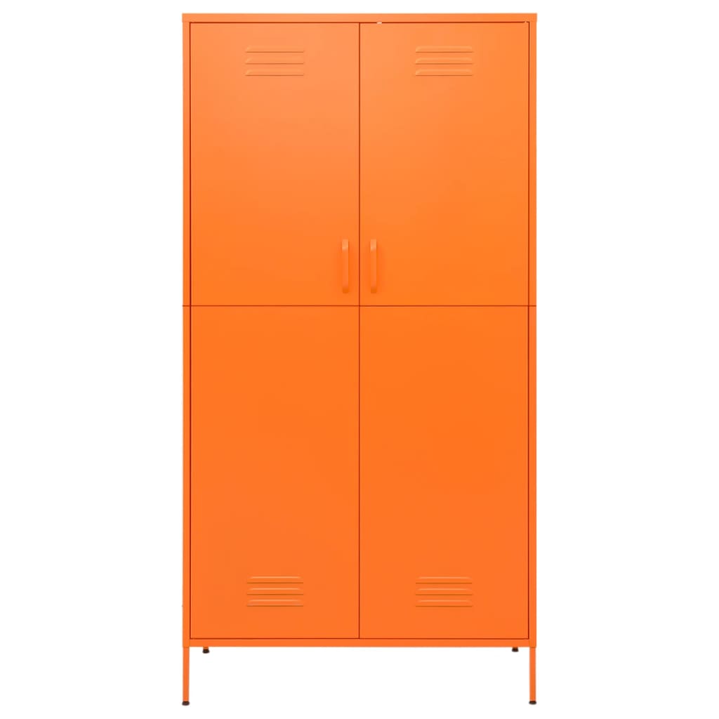 8720286565582_g_en_hd_1 vidaXL Wardrobe Orange 90x50x180 cm Steel - Image 4