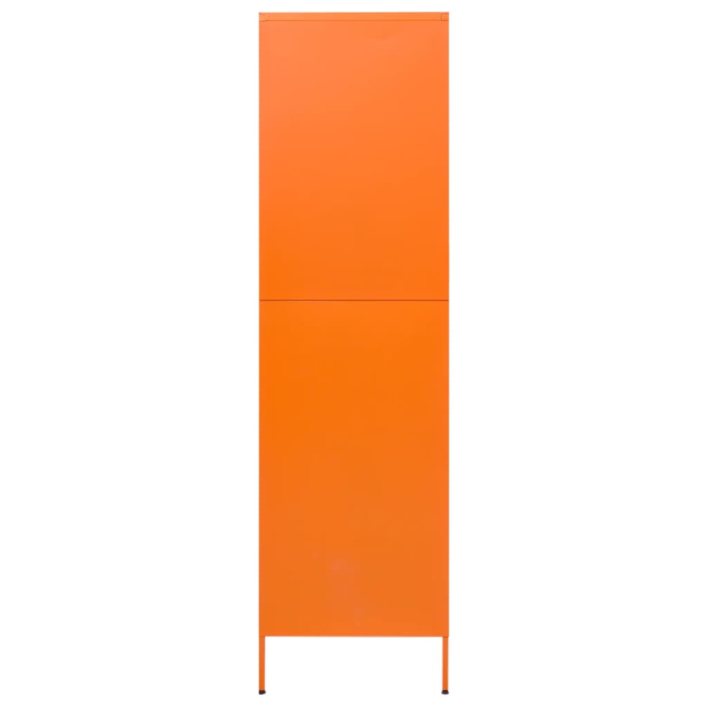 8720286565582_g_en_hd_2 vidaXL Wardrobe Orange 90x50x180 cm Steel - Image 5