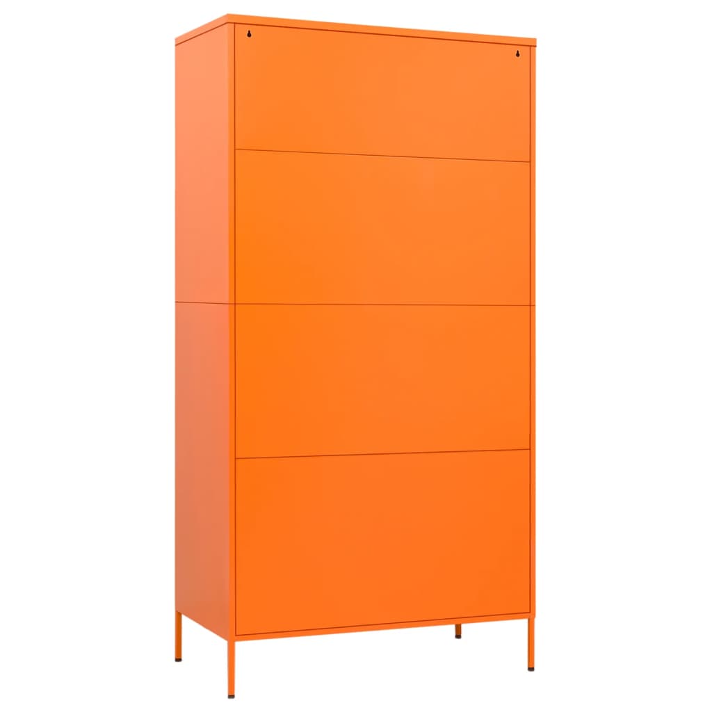 8720286565582_g_en_hd_3 vidaXL Wardrobe Orange 90x50x180 cm Steel - Image 6