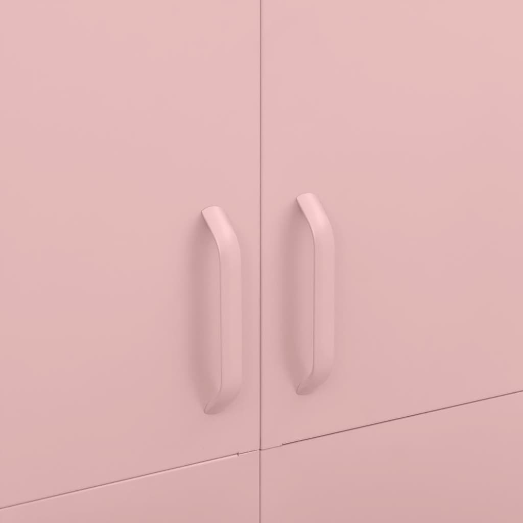 8720286565599_g_en_hd_5 vidaXL Wardrobe Pink 90x50x180 cm Steel - Image 8