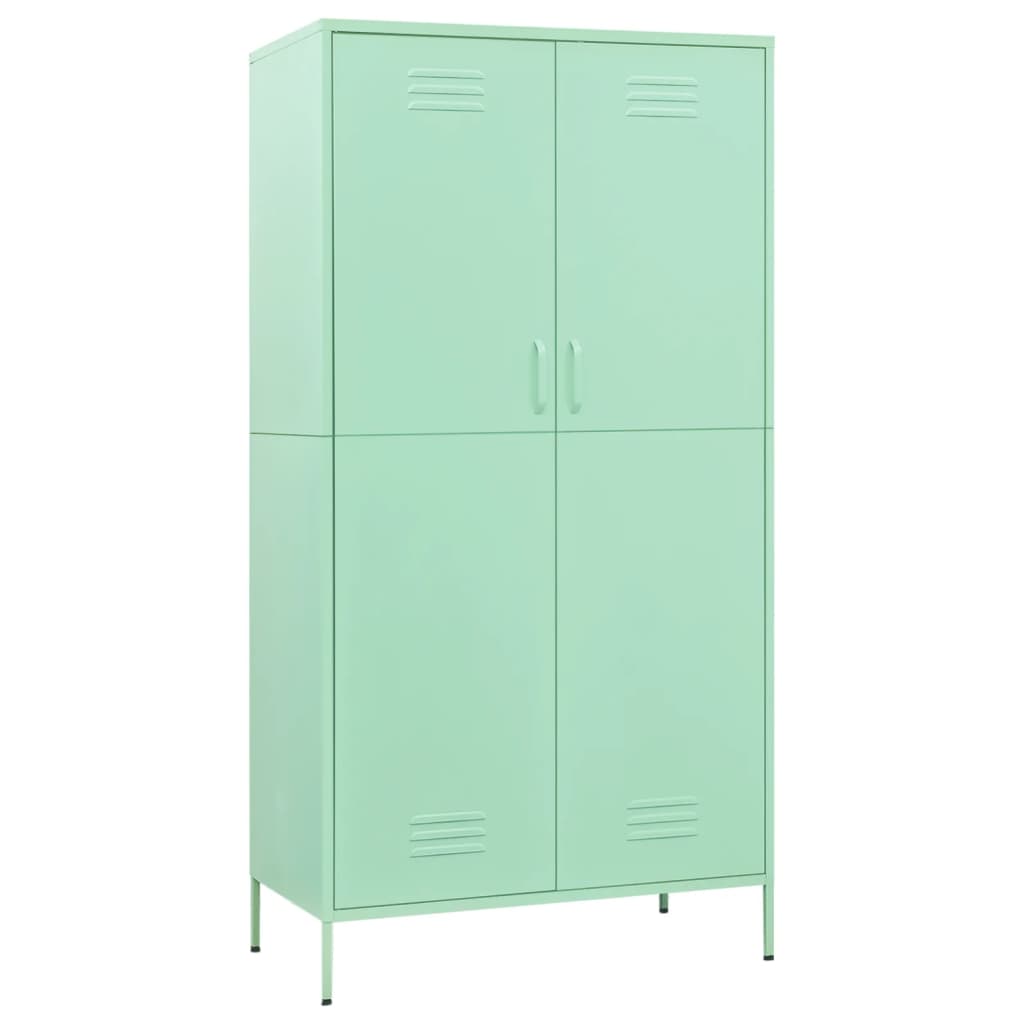 8720286565605_a_en_hd_1 vidaXL Wardrobe Mint 90x50x180 cm Steel - Image 2