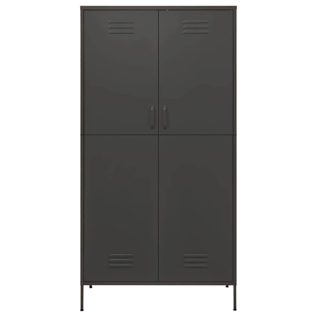 8720286565612_g_en_hd_1 vidaXL Wardrobe Anthracite 90x50x180 cm Steel - Image 4