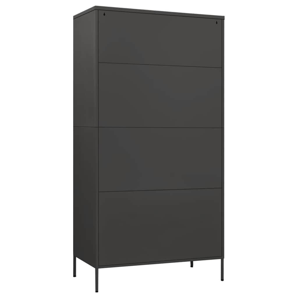 8720286565612_g_en_hd_3 vidaXL Wardrobe Anthracite 90x50x180 cm Steel - Image 6