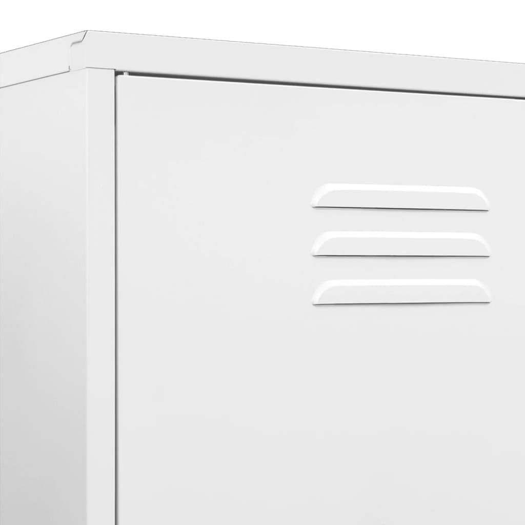8720286565636_g_en_hd_6 vidaXL Wardrobe White 90x50x180 cm Steel - Image 9