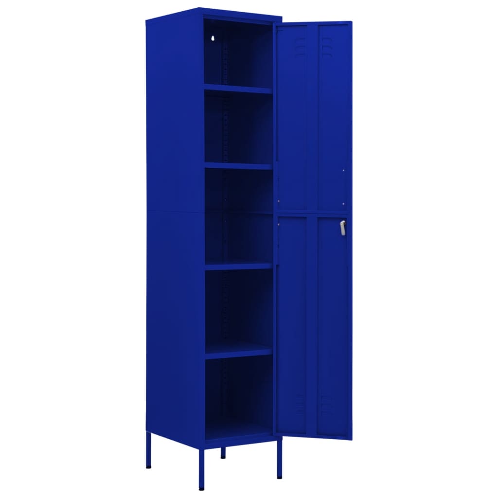 8720286565650_g_en_hd_4 vidaXL Locker Cabinet Navy Blue 35x46x180 cm Steel - Image 7