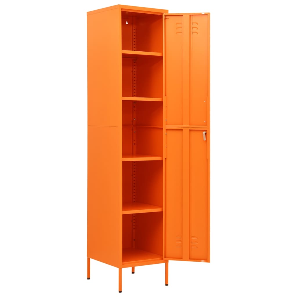 8720286565674_g_en_hd_4 vidaXL Locker Cabinet Orange 35x46x180 cm Steel - Image 7