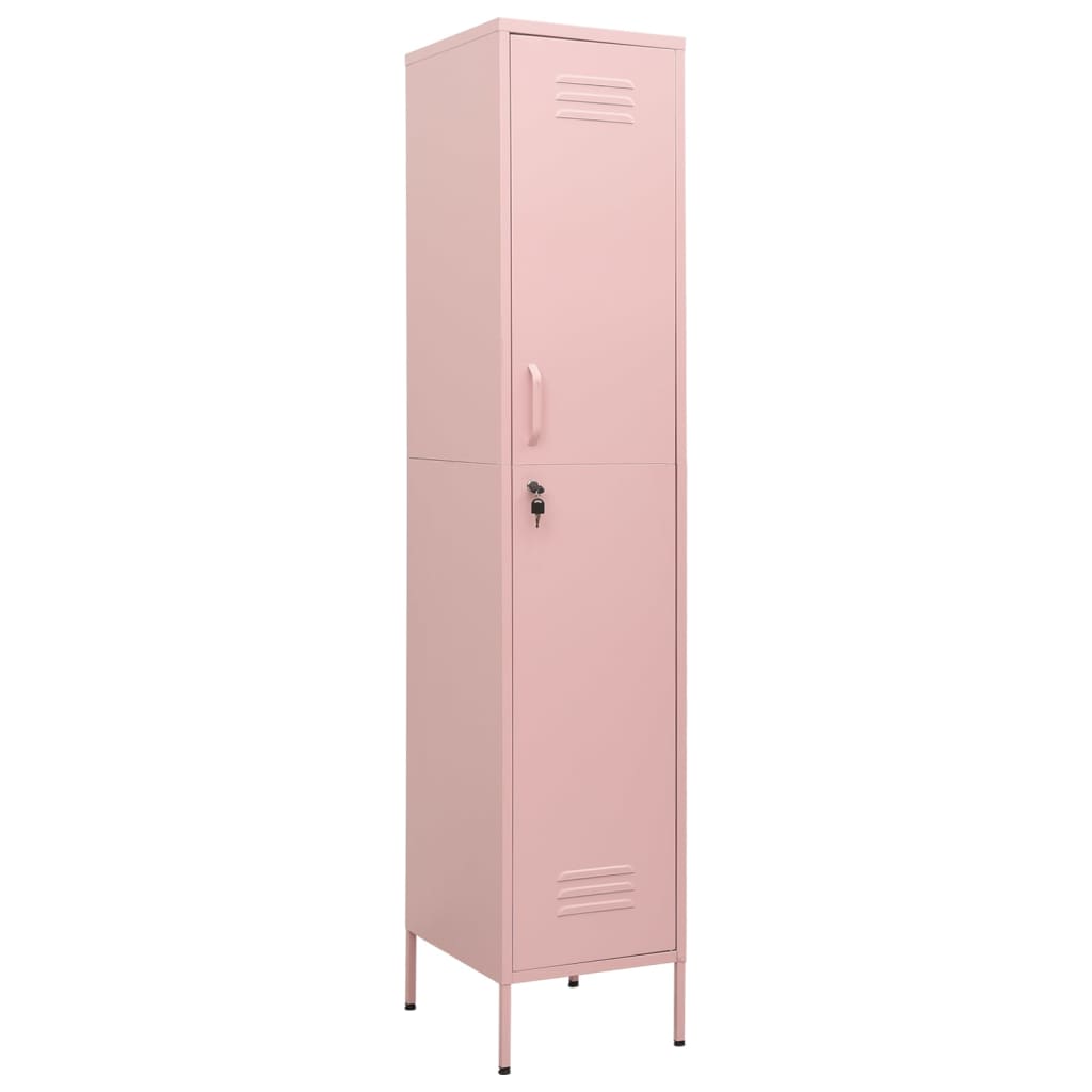 8720286565681_a_en_hd_1 vidaXL Locker Cabinet Pink 35x46x180 cm Steel - Image 2
