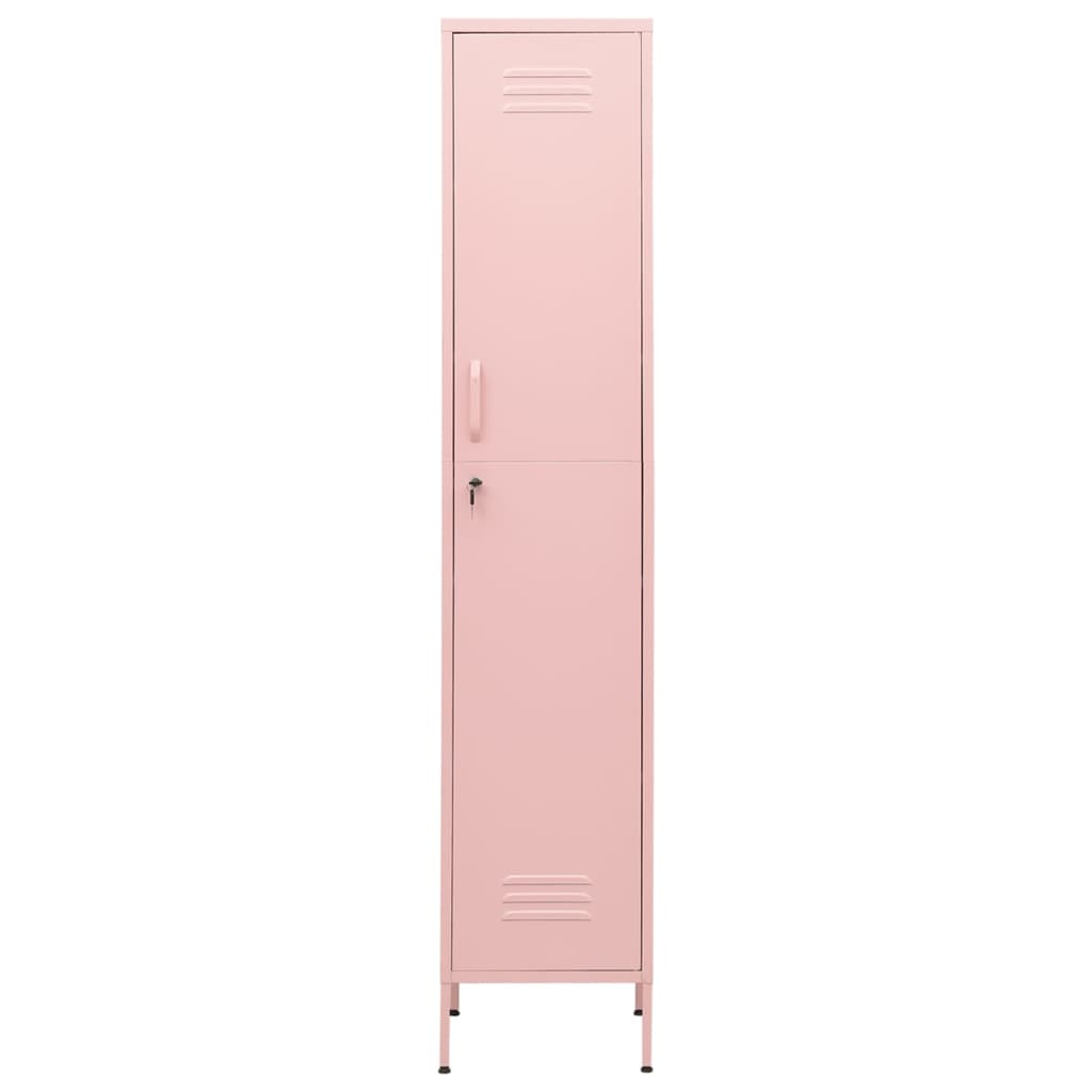 8720286565681_g_en_hd_1 vidaXL Locker Cabinet Pink 35x46x180 cm Steel - Image 4