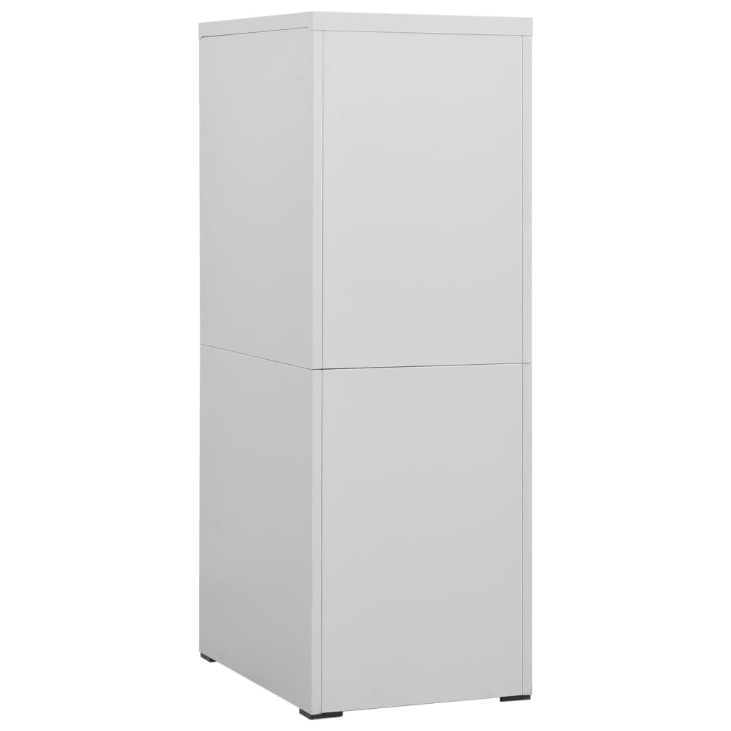8720286565919_g_en_hd_3 vidaXL Filing Cabinet Light Grey 46x62x133 cm Steel - Image 5