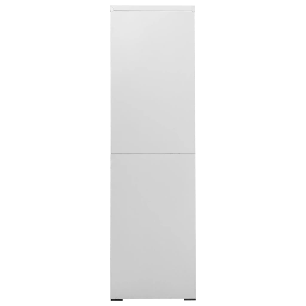 8720286566114_g_en_hd_2 vidaXL Filing Cabinet Light Grey 90x46x164 cm Steel - Image 4
