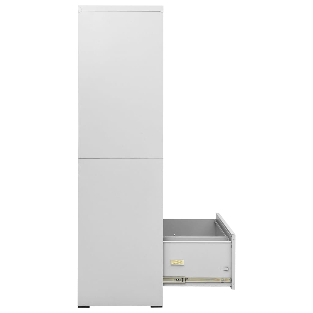 8720286566114_g_en_hd_5 vidaXL Filing Cabinet Light Grey 90x46x164 cm Steel - Image 7