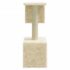 vidaXL Cat Tree with Sisal Scratching Posts Cream 60 cm - Image 4
