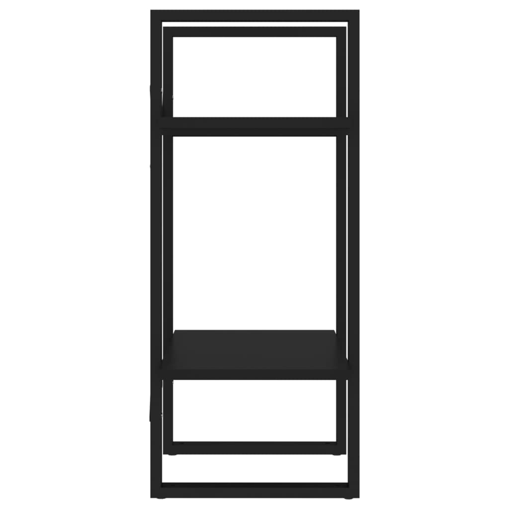 8720286566985_g_en_hd_3 vidaXL 2-Tier Book Cabinet Black 40x30x70 cm Engineered Wood - Image 6