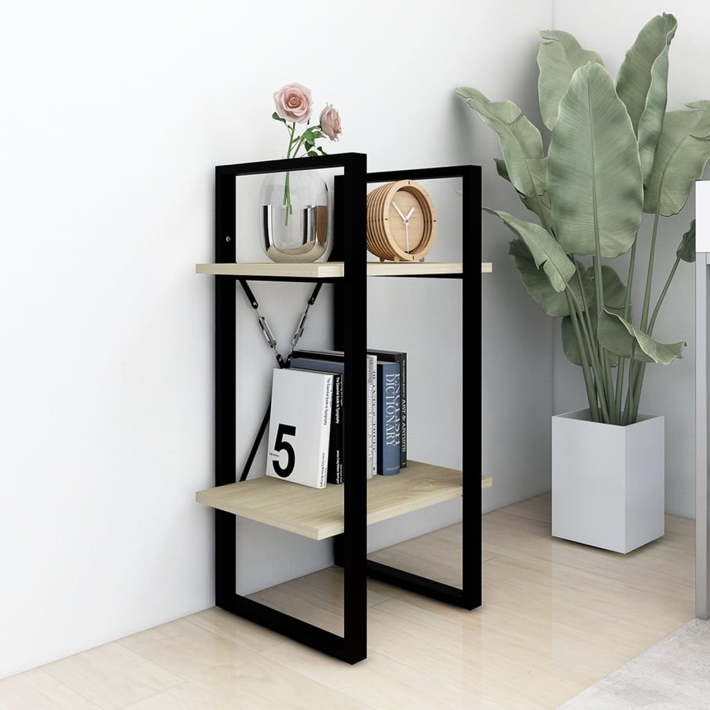 8720286567005_g_en_hd_1 vidaXL 2-Tier Book Cabinet Sonoma Oak 40x30x70 cm Engineered Wood - Image 4