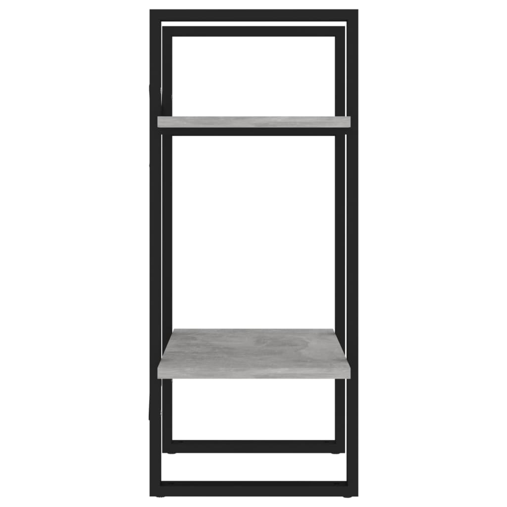 8720286567012_g_en_hd_4 vidaXL 2-Tier Book Cabinet Concrete Grey 40x30x70 cm Engineered Wood - Image 7