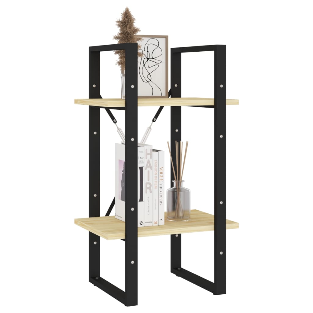 8720286567029_g_en_hd_2 vidaXL 2-Tier Book Cabinet 40x30x70 cm Solid Pine Wood - Image 5