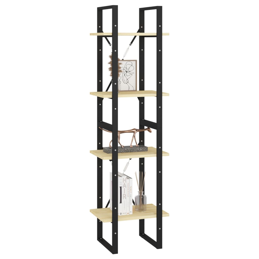 8720286567128_g_en_hd_2 vidaXL 4-Tier Book Cabinet 40x30x140 cm Solid Pine Wood - Image 5